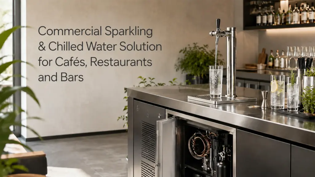 JNOD commercial sparkling water dispenser module for cafés restaurants and bars