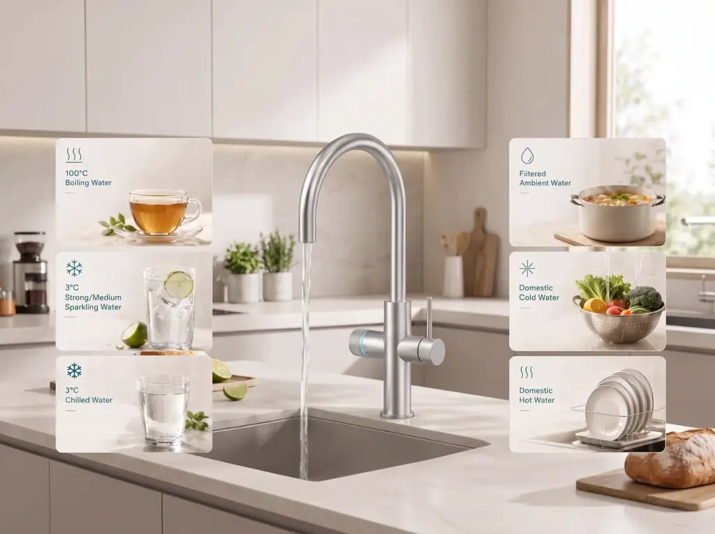 JNOD Sleek Water Tap Replaces Your Entire Kitchen Countertop